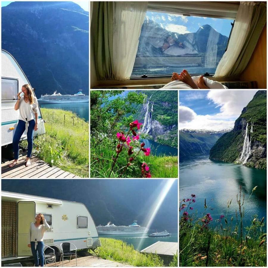 Solhaug Fjordcamping Гейрангер Экстерьер фото