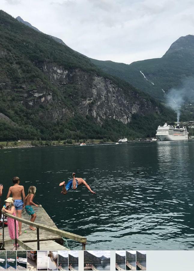 Solhaug Fjordcamping Гейрангер Экстерьер фото